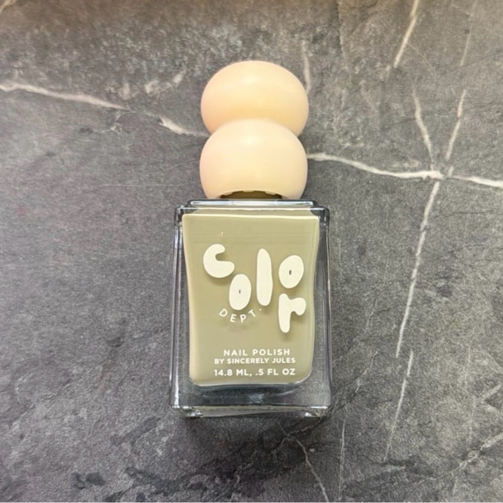 NEW Color Dept. By Sincerely Jules Olive You Lots 2.5oz Nail Color